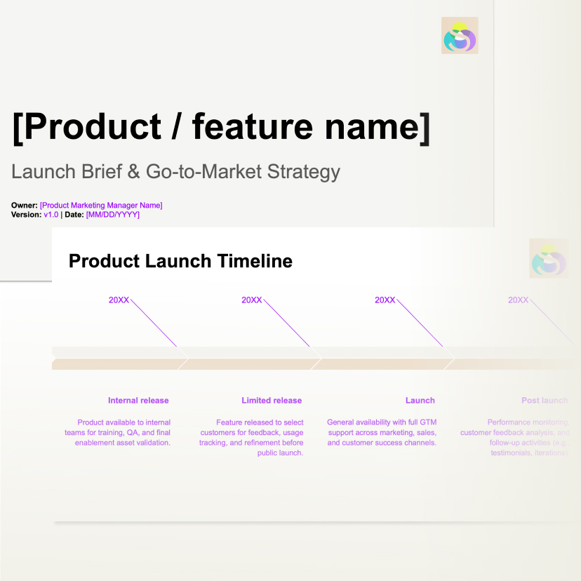 Icon in beige of a presentation